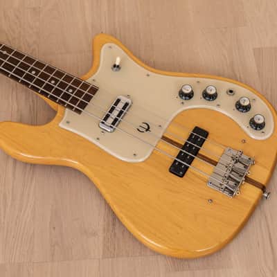 1981 Epiphone Newport Vintage Electric Bass Guitar Short Scale Japan, Matsumoku image 9