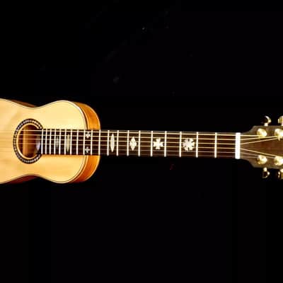 Blueberry Handmade Acoustic Travel Guitar image 2