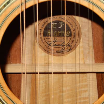 MIJ - MORRIS B60 1978 - TERRIFIC - MARTIN D41 STYLE - 12 STRING ACOUSTIC GUITAR image 3