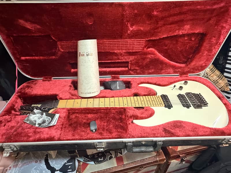 Ibanez RG1527M Prestige Galaxy White Electric Guitar w Case image 1