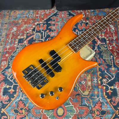 1980's Louis Johnson Trekker Bass USA by Dave Bunker Sunrise Burst image 2
