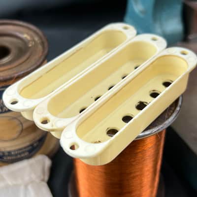 General Vintage Tone NOS Handwound For Stratocaster 50’s Magnet wire “ The Wheeler Chicago “ Heavy image 9