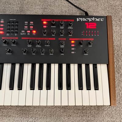Dave Smith Instruments Prophet 12 61-Key 12-Voice Polyphonic Synthesizer 2013 - 2018 - Black with Wood Sides image 5