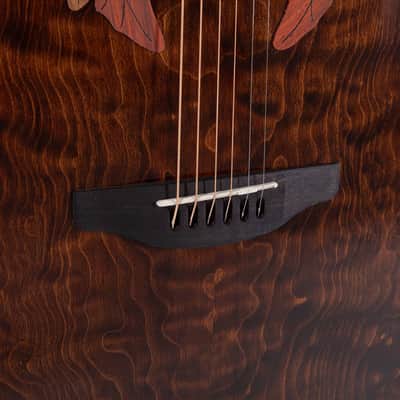 Ovation CE48P-TGE Celebrity Elite Plus Super Shallow Acoustic Electric Guitar, Tiger Eye image 7