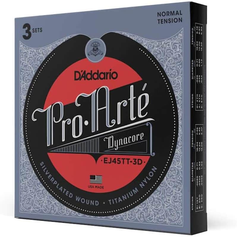 D'Addario EJ45TT Normal Tension, Pro-Art Dynacore Classical Strings 3-Pack Bild 1