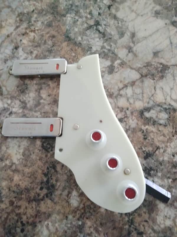 Kent/Stewart Loaded Pickguard 1960's - Cream image 1