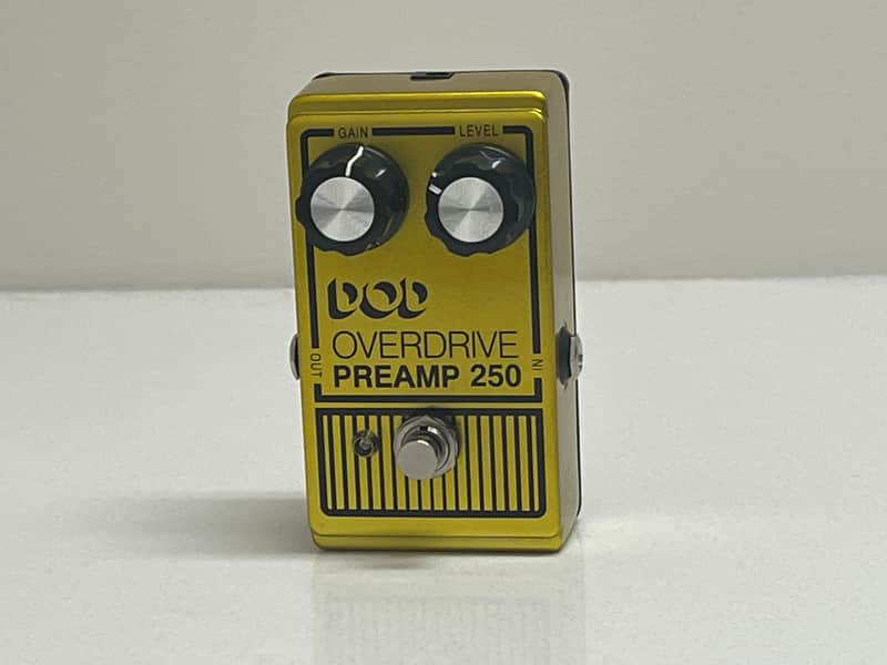 DOD Overdrive Preamp 250 イエロー　美品！ DOD Overdrive Preamp 250 Reissue 1995 - Present - Yellow | Reverb