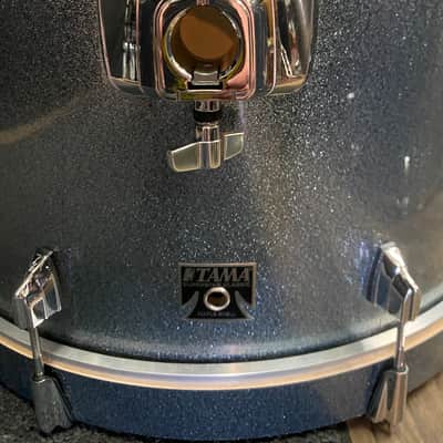 Tama Superstar Classic 10”, 14”, 16”, 22” - Sea Blue Sparkle Upgraded Heads image 11