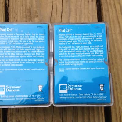 Seymour Duncan SPH90-1 Phat Cat Nickel Pickup Set P-90 for Humbucker Bridge/Neck image 2