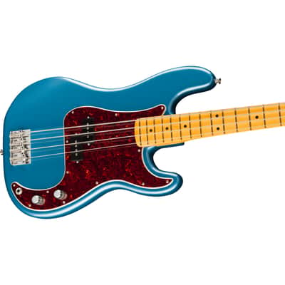 Fender American Professional Classic Precision Bass MN Faded Lake Placid Blue - 4-String Electric Bass image 3