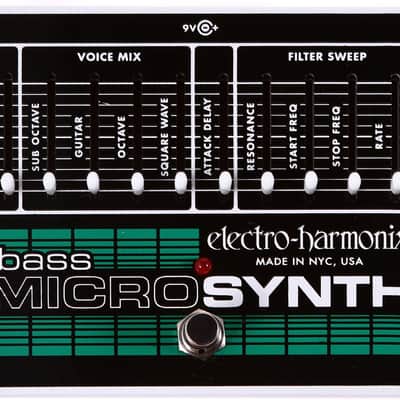 Electro Harmonix Bass Microsynth Effects Bass Pedal image 2