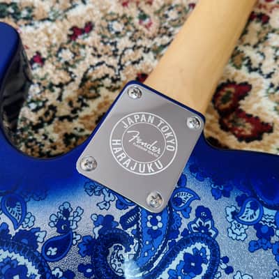 *NEW IN BOX* 2026 Fender Japan Limited Edition Indigo Paisley Telecaster, Fender Flagship Tokyo Store Exclusive Color, MIJ JD26 image 3