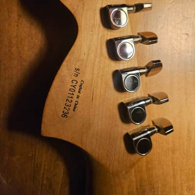 Squier Upgraded Black HSH Parts Caster, Gator case, strap, tech set up image 4