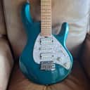 Ernie Ball Music Man Silhouette HSH Tremolo 2008 * Teal