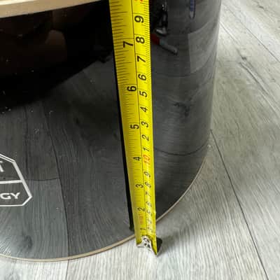 Gretsch Energy Tom Drum Shell 12”x8” Bare Wood Project / Black #OJ68 image 5