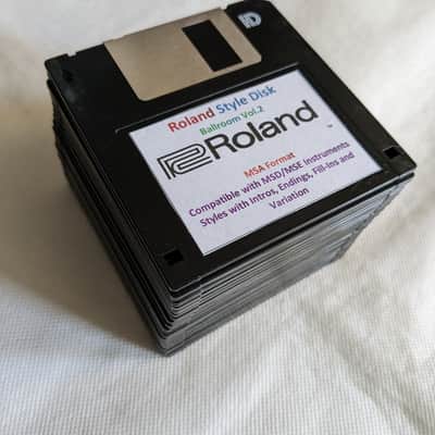 Roland Keyboard Floppy Disk Styles Collection image 2