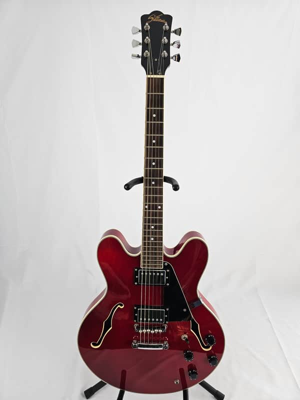 Stellar Mercury 008 Red ES-335 Type Clone - Maple, Rosewood image 1