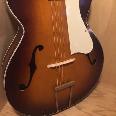 Kay-made Custom Kraft N-2 Archtop 1960s Sunburst image 5