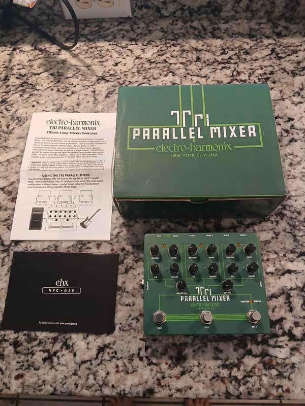 Electro-Harmonix Tri Parallel Mixer Effects Loop Mixer/Switcher image 1