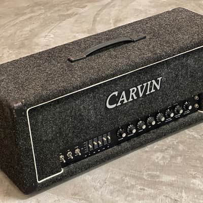 Carvin X-100b 100W Tube 2 Channel Guitar Amplifier Head with Graphic EQ, Boost and Reverb - Black image 1