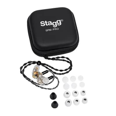 STAGG Professional Superior in-ear stage monitors with premium hybrid transducers IEM Clear SPM-PRO image 4