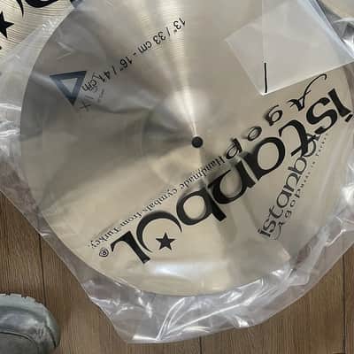 Istanbul Agop Xist Natural Cymbal Set 14" Hi-Hats, 16" 18" Crashes + 20" Ride + Soft Bag image 4