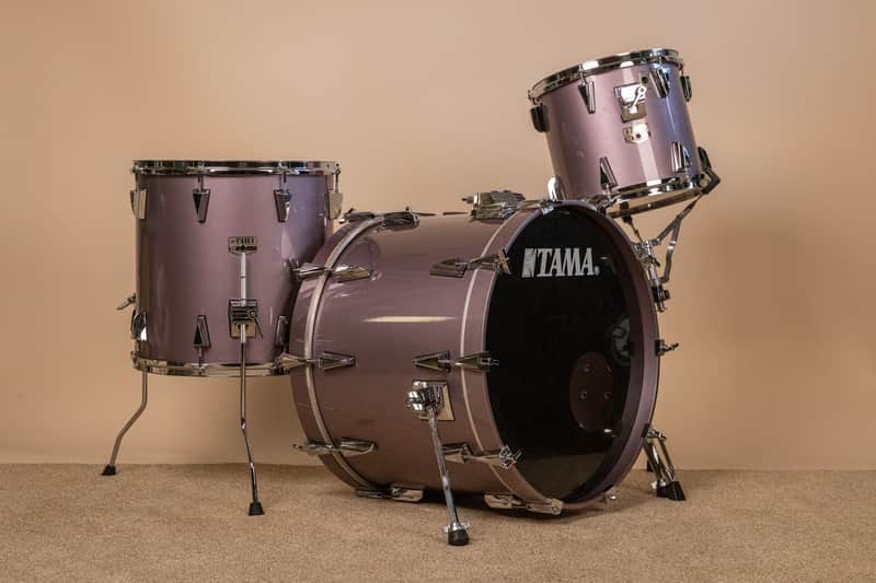 1980s Tama Granstar Heather Metallic Drum Set image 1
