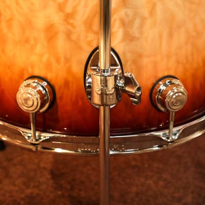 DW Collector's Natural To Deep Red Burst Over Quilted Maple Kit - SO#1134318 image 8
