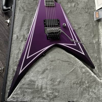 ESP Custom Alexi Laiho HEXED Purple Fade with Pinstripes Mint & Complete image 1