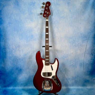 2006 Fender JB-75 US Jazz Bass Old Candy Apple Red, Crafted in Japan, CIJ image 1
