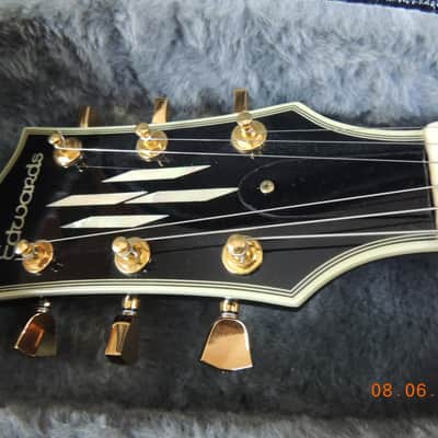 Edwards  E-LP-130CD/P "1954" Black Beauty with Case. WCR P90's! image 3