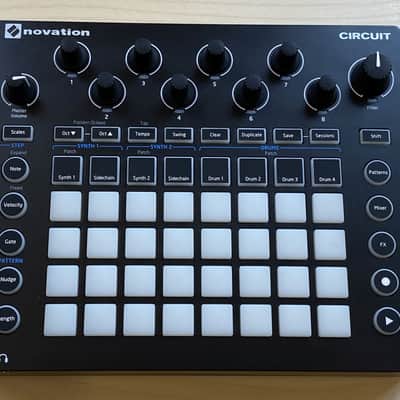 Original Novation Circuit Groovebox with Decksaver in Box image 3