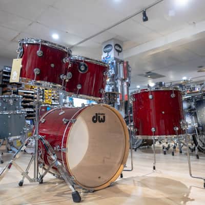 DW Design Series 4-piece Shell Pack - Cherry Stain image 6