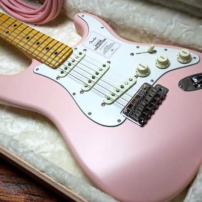 Fender Made in Japan Junior Collection Stratocaster Satin Shell Pink image 3