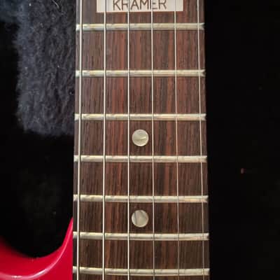 Kramer Sustainer electric guitar red image 4