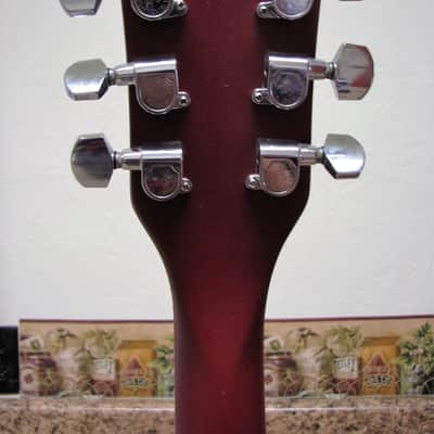 Kay Vanguard 1963 Blood red, Fire yellow, snakeskin image 2