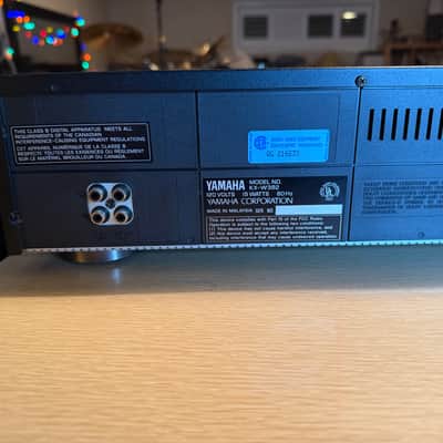 Yamaha KX-W382 Dual Cassette Deck Recorder FRESH SERVICING Near Mint Beauty 🎶💎 image 10