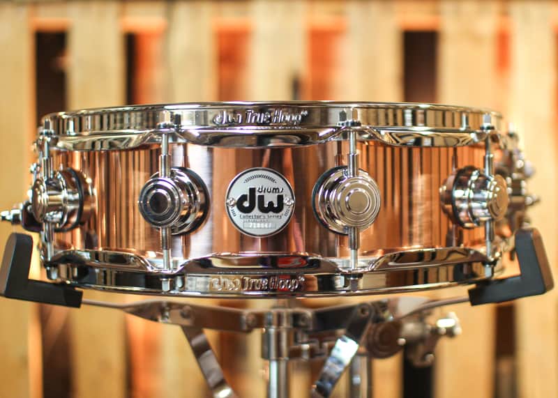 DW 4x14 Collector's Polished Copper Snare Drum - DRVP0414SPC image 1