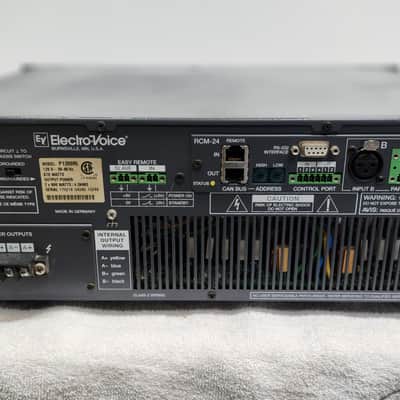 Electro/Voice P-1200-RL, 2 x 600 watts into 4 ohms , Precision Series Power Amplifier ,In good condition,  Made in Germany image 2