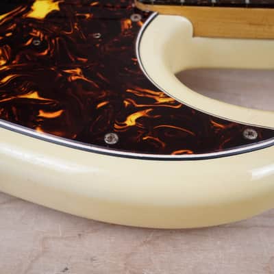 Tokai Jazz Sound AJB45 MIJ 1984 Olympic White Vintage Japan Bass w/ Bag image 6