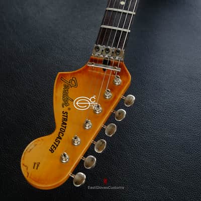 Fender Stratocaster Deluxe Series HSS Terminator Metallic Silver Floyd Rose Heavy Relic image 12