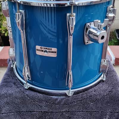 Yamaha Recording Custom 14x12 Tom 1990's - Cobalt Blue image 2