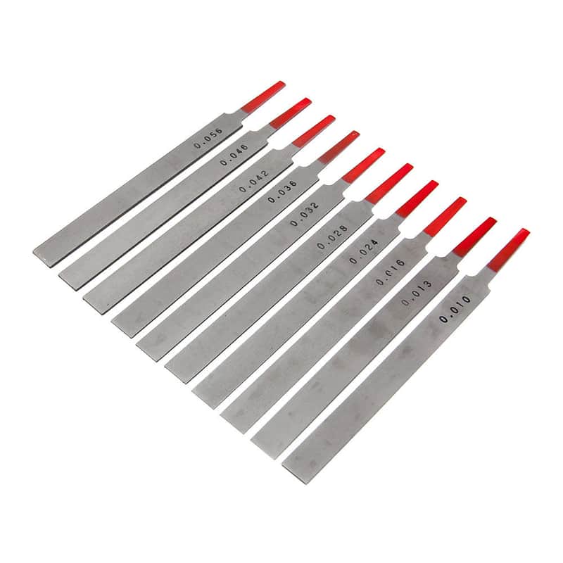 Hosco Gauged Nut Slotting Files Set of 10 image 1
