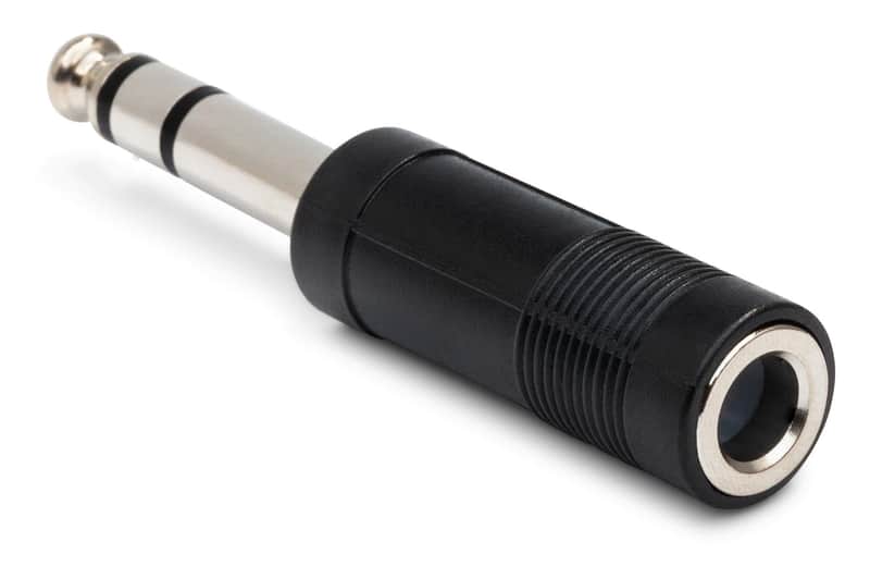 Hosa GPP-419 1/4" TS Female to 1/4" TRS Male Adapter image 1