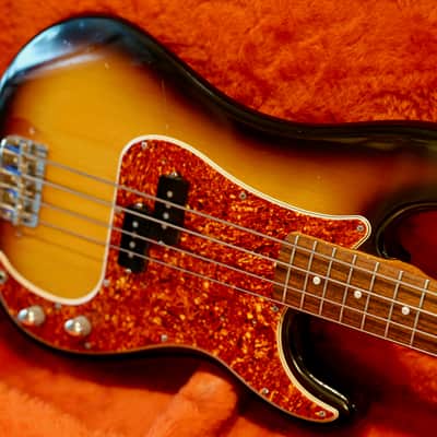 1983 Fender Precision 1962 Fullerton Reissue two tone sunburst OHSC image 3