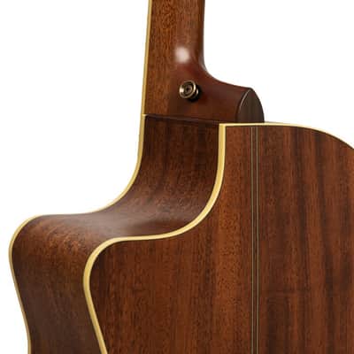 Crafter ES-MAHO GCE NAT ES Series Auditorium Cutaway Solid Sitka Spruce Top Mahogany Neck 6-String Acoustic-Electric Guitar w/Gig Bag image 4