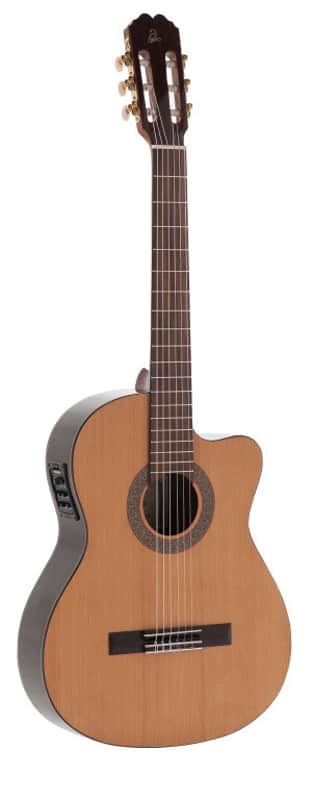 Admira Virtuoso Cutaway Electrified Classical Guitar With Solid Cedar Top Electrified Series image 1