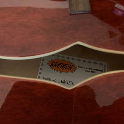 Gretsch G5422TG Electromatic Double Cutaway Hollow Body with Bigsby, Gold Hardware 2018 - Present - Walnut Stain image 5