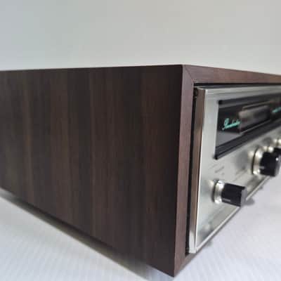 Pioneer SR-202W Reverb Amplifier 1971 - 1977 - Silver with Wood Sides image 3