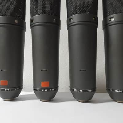 Neumann U 87 microphones sequential serial numbers-1979- Matte Black image 5